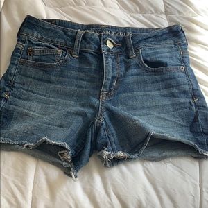 American Eagle Denim cut off shorts